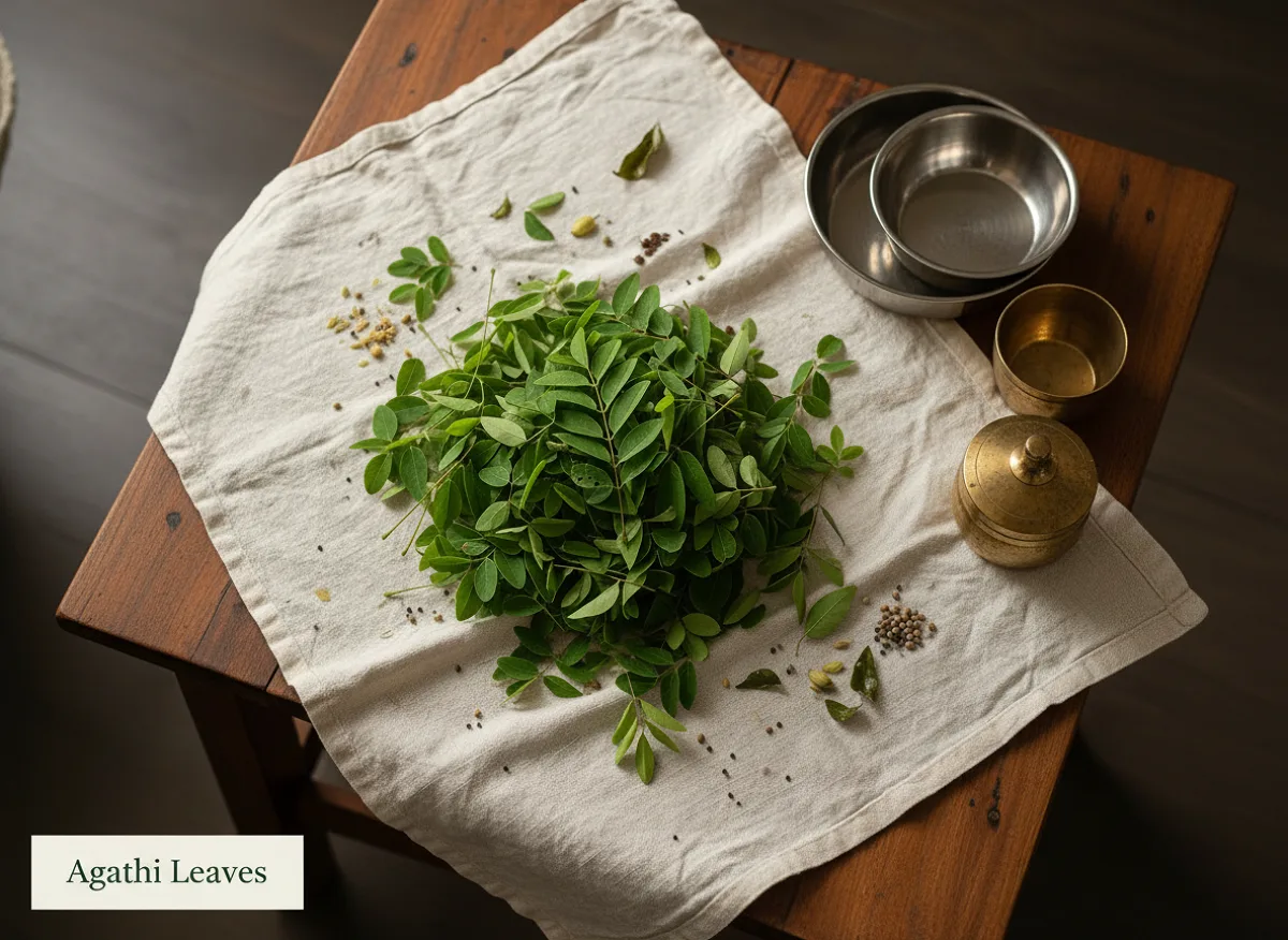 Agathi Leaves — IFCT nutrition profile