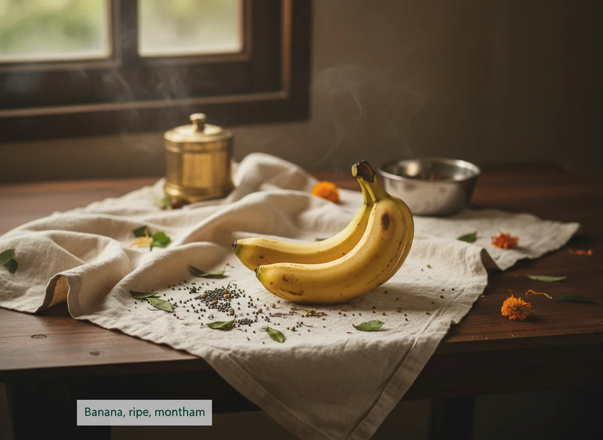 Banana, ripe, montham — IFCT nutrition profile