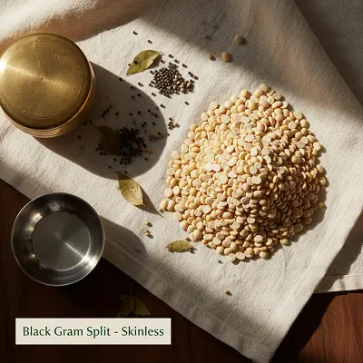 Black Gram Split - Skinless