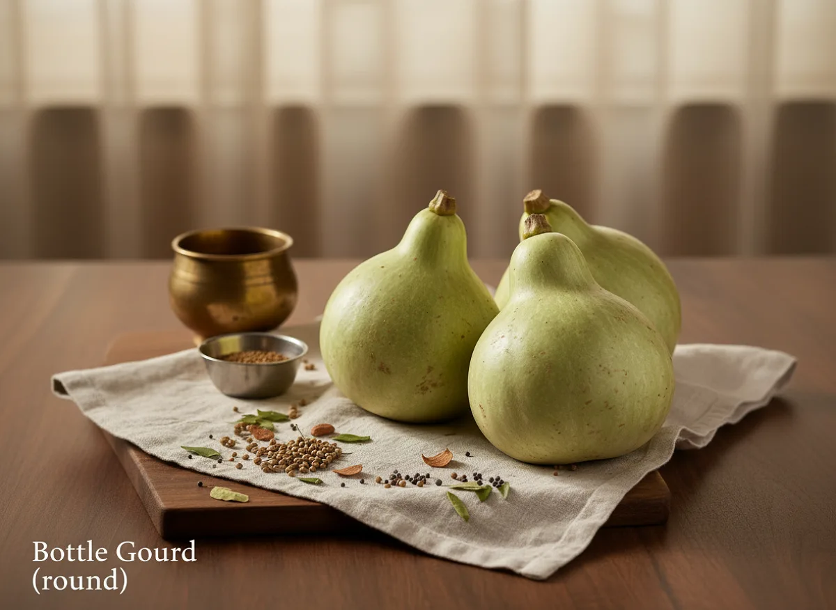 Bottle Gourd (round) — IFCT nutrition profile