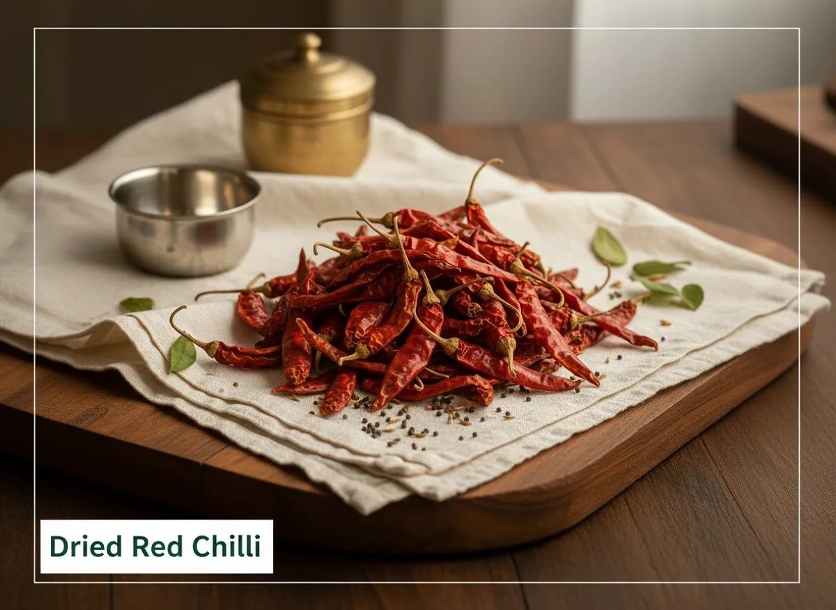 dry chilli nutrition facts