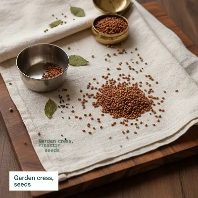 Garden cress, seeds