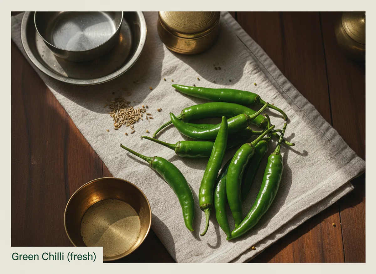 green chilli nutrition facts