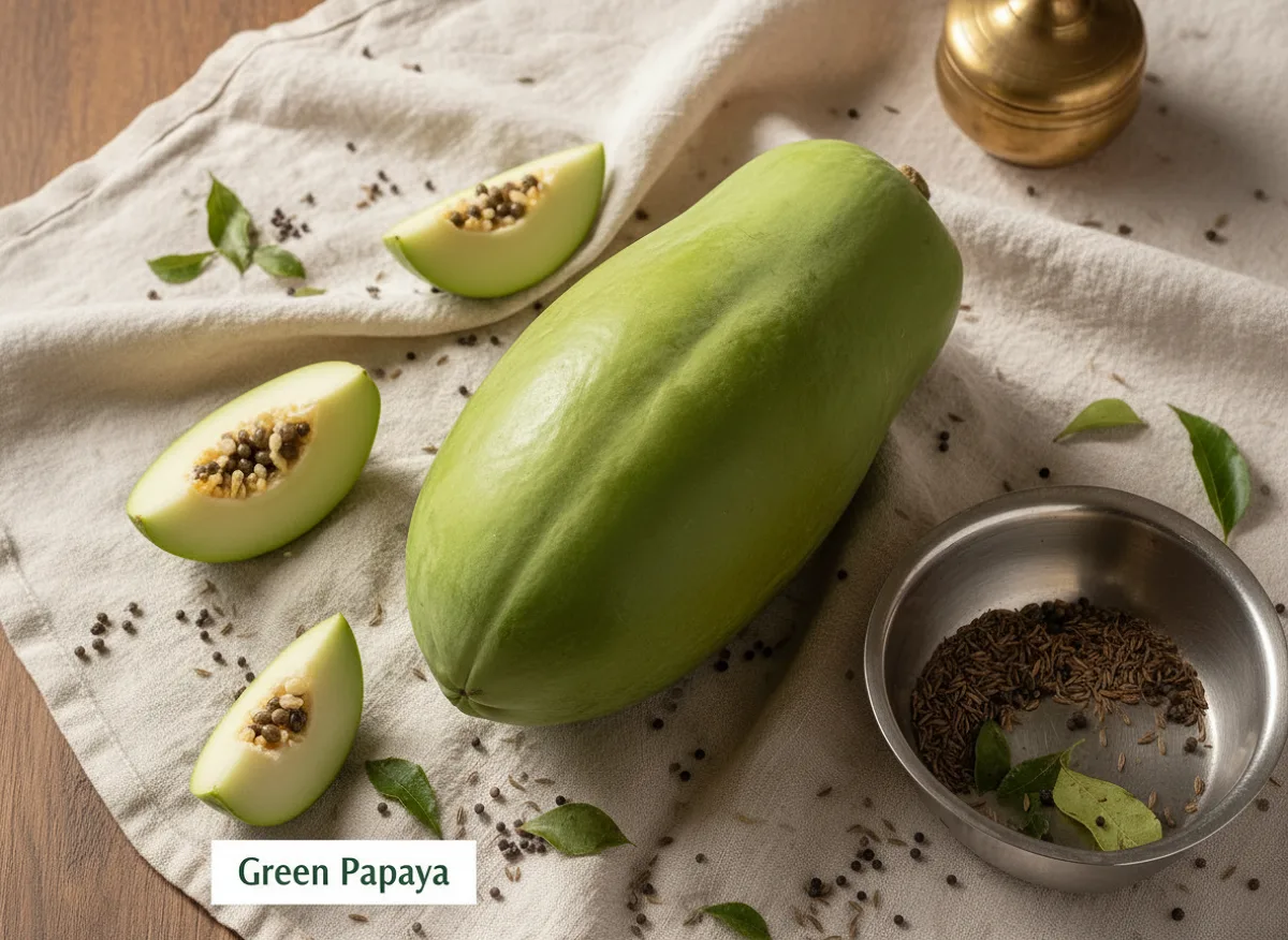 green papaya nutrition facts