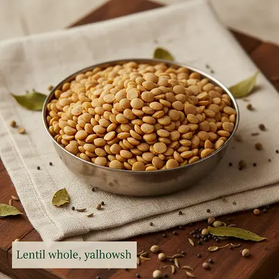 Lentil whole, yellowish