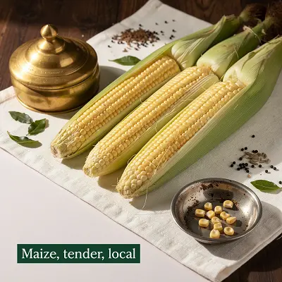 Maize, tender, local