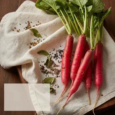 Radish, elongate, red skin