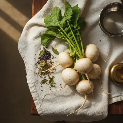 Radish, round, white skin