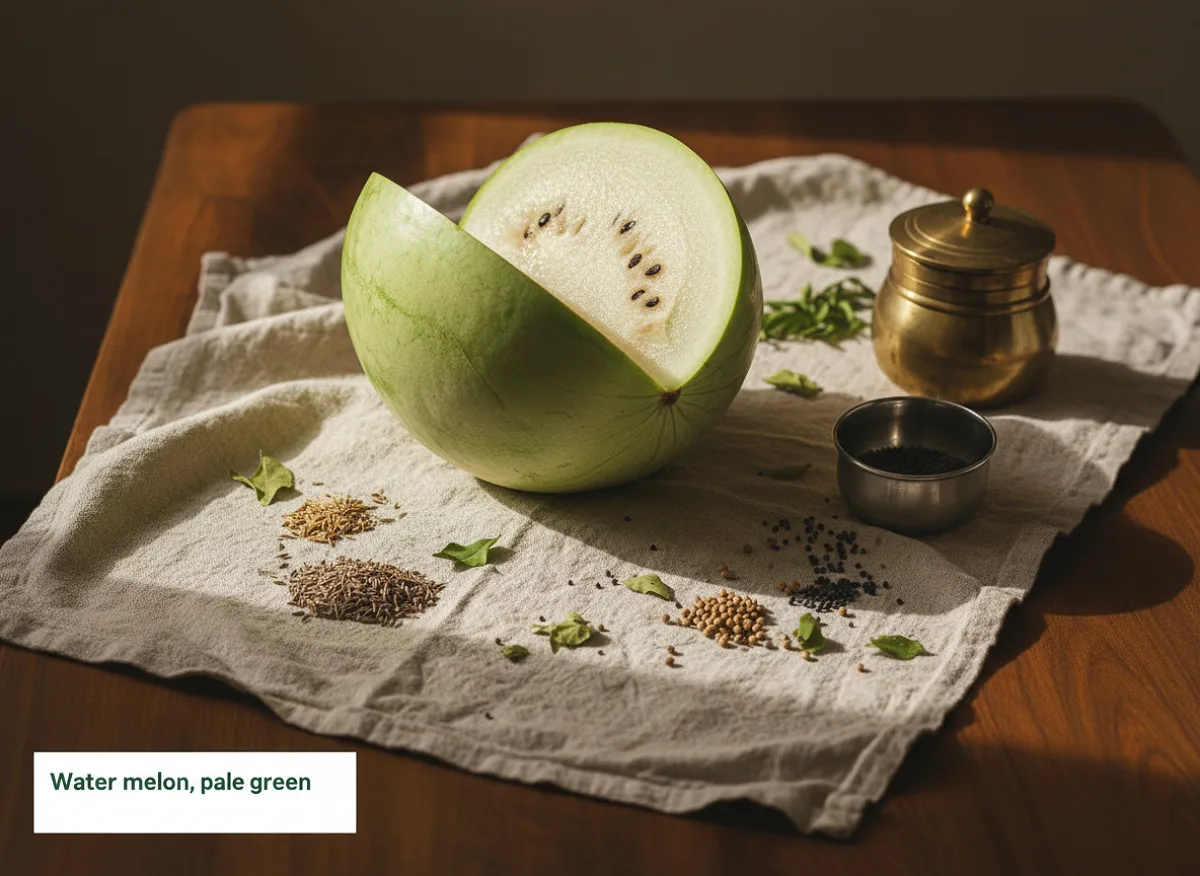 Water melon, pale green — IFCT nutrition profile
